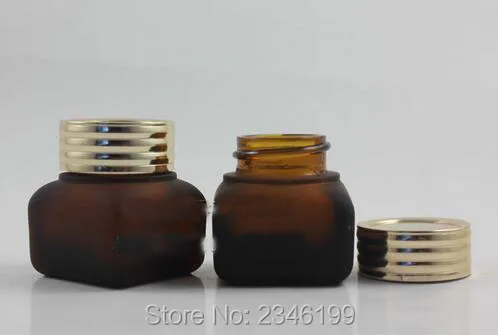 15G 15ML Frost Glass Cosmetic Jar, Sample Packaging Bottle With Gold-Plating Aluminum Cap, Square Glass Jar, 30pcs/lot
15G 15ML Frost Glass Cosmetic Jar, Sample Packaging Bottle With Gold-Plating Aluminum Cap, Square Glass Jar, 30pcs/lot