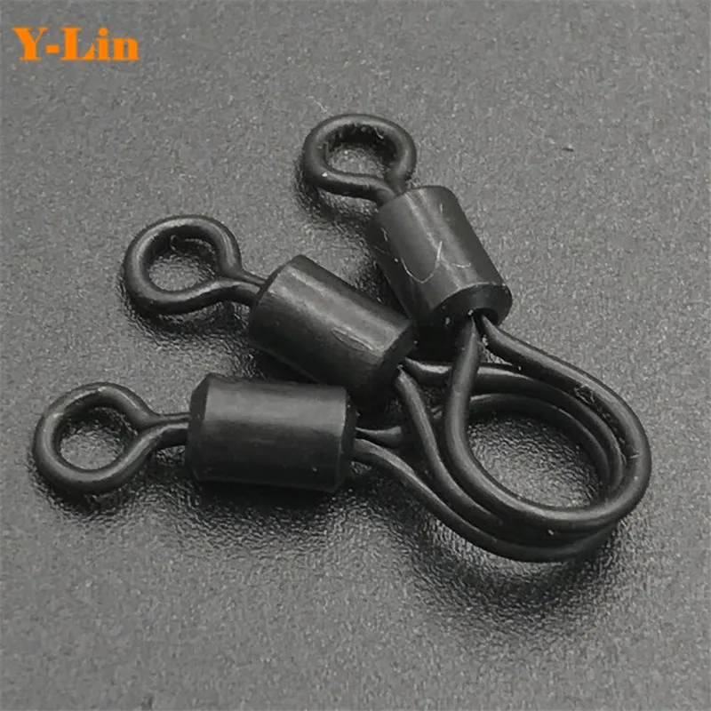 Carp fishing Big eyed rolling swivels quick change swivels for chod Copper Swivel Reflective Matt Black accessories for rig
Carp fishing Big eyed rolling swivels quick change swivels for chod Copper Swivel Reflective Matt Black accessories for rig