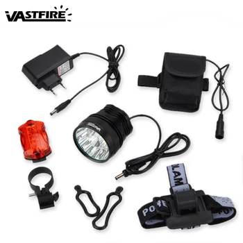 Waterproof 30000LM 14x XM-L T6 LED Bike Light 2 in 1 Headlamp Cycling Light 3 Modes Lamp+Battery Pack + Rear Light
Waterproof 30000LM 14x XM-L T6 LED Bike Light 2 in 1 Headlamp Cycling Light 3 Modes Lamp+Battery Pack + Rear Light