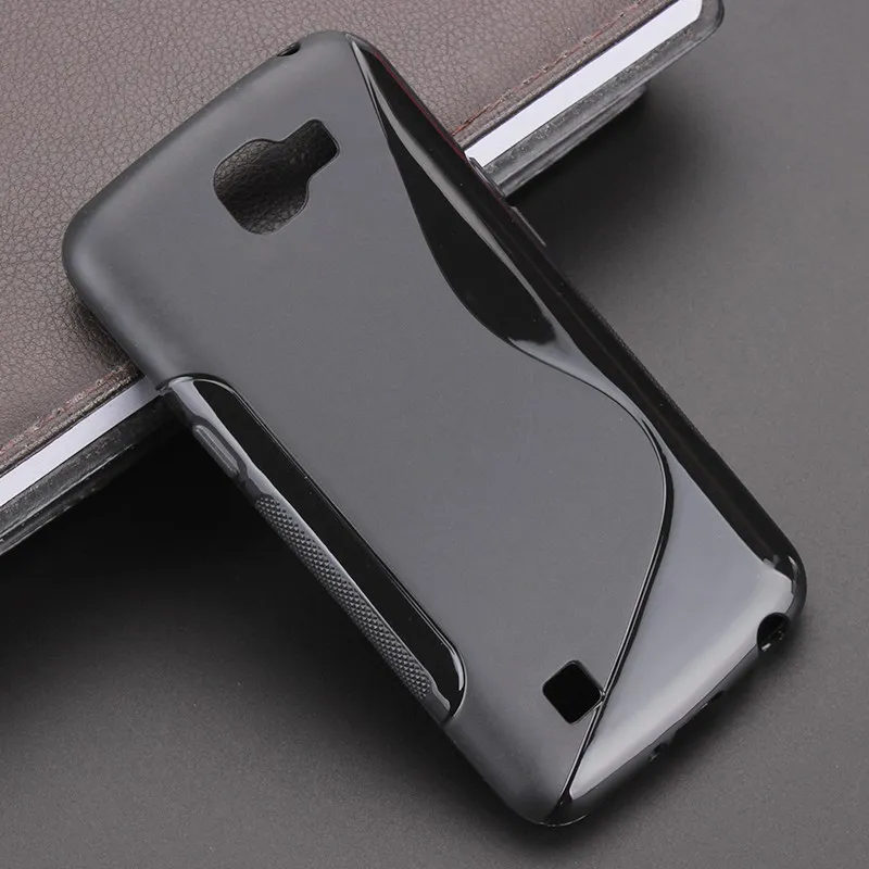 8 Color S line Anti Skidding Gel TPU Soft Case Back Cover For LG K4 Lte K120e K130e 4.5" K 4 Mobile Phone Rubber silicone Bag |