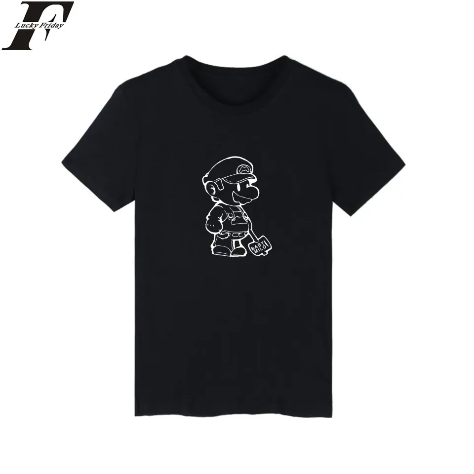 LUCKYFRIDAYF Classic Game Characters Super Mario Short Sleeve Tee Shirt Men Funny Summer Tshirt Men Brand Casual Cotton T-shirt
LUCKYFRIDAYF Classic Game Characters Super Mario Short Sleeve Tee Shirt Men Funny Summer Tshirt Men Brand Casual Cotton T-shirt