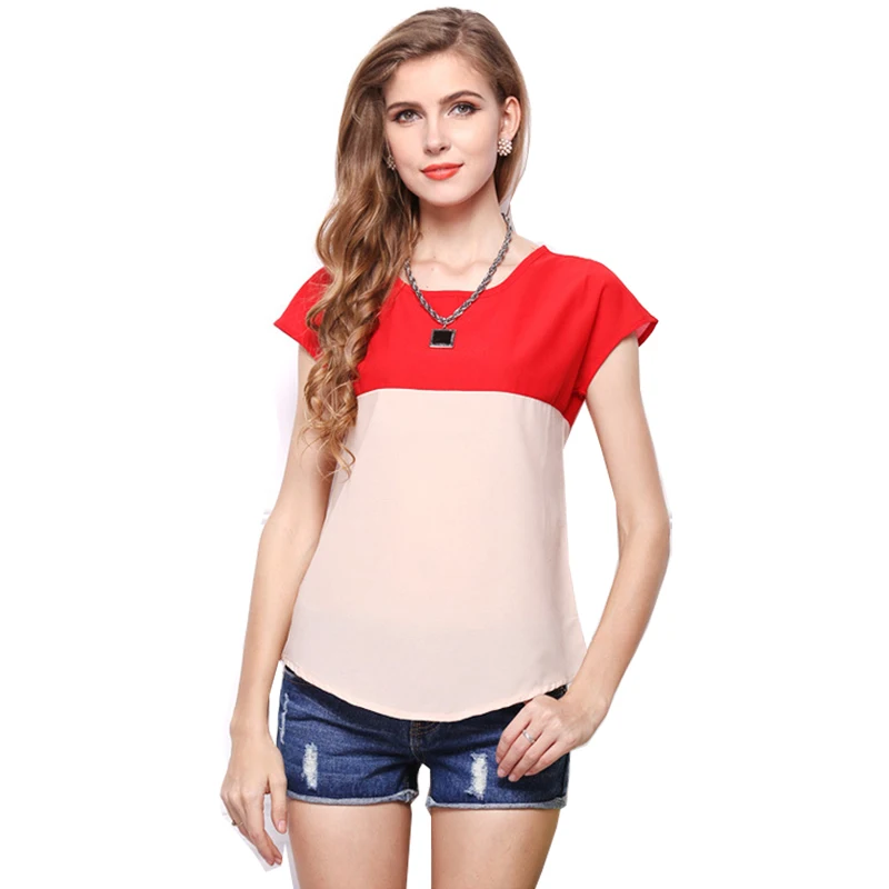 t-shirt women 2019 new fashion summer t shirt plus size chiffon shirt stitching loose short-sleeved t shirt Vestidos HJY1362
t-shirt women 2019 new fashion summer t shirt plus size chiffon shirt stitching loose short-sleeved t shirt Vestidos HJY1362