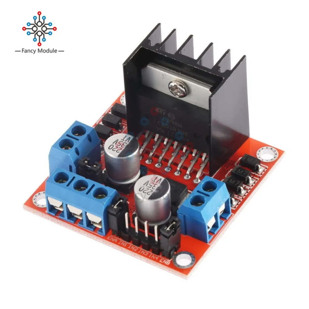 L298N DC Motor Driver Module Stepper Motor Driver Board Dual Drive Module for Arduino
L298N DC Motor Driver Module Stepper Motor Driver Board Dual Drive Module for Arduino