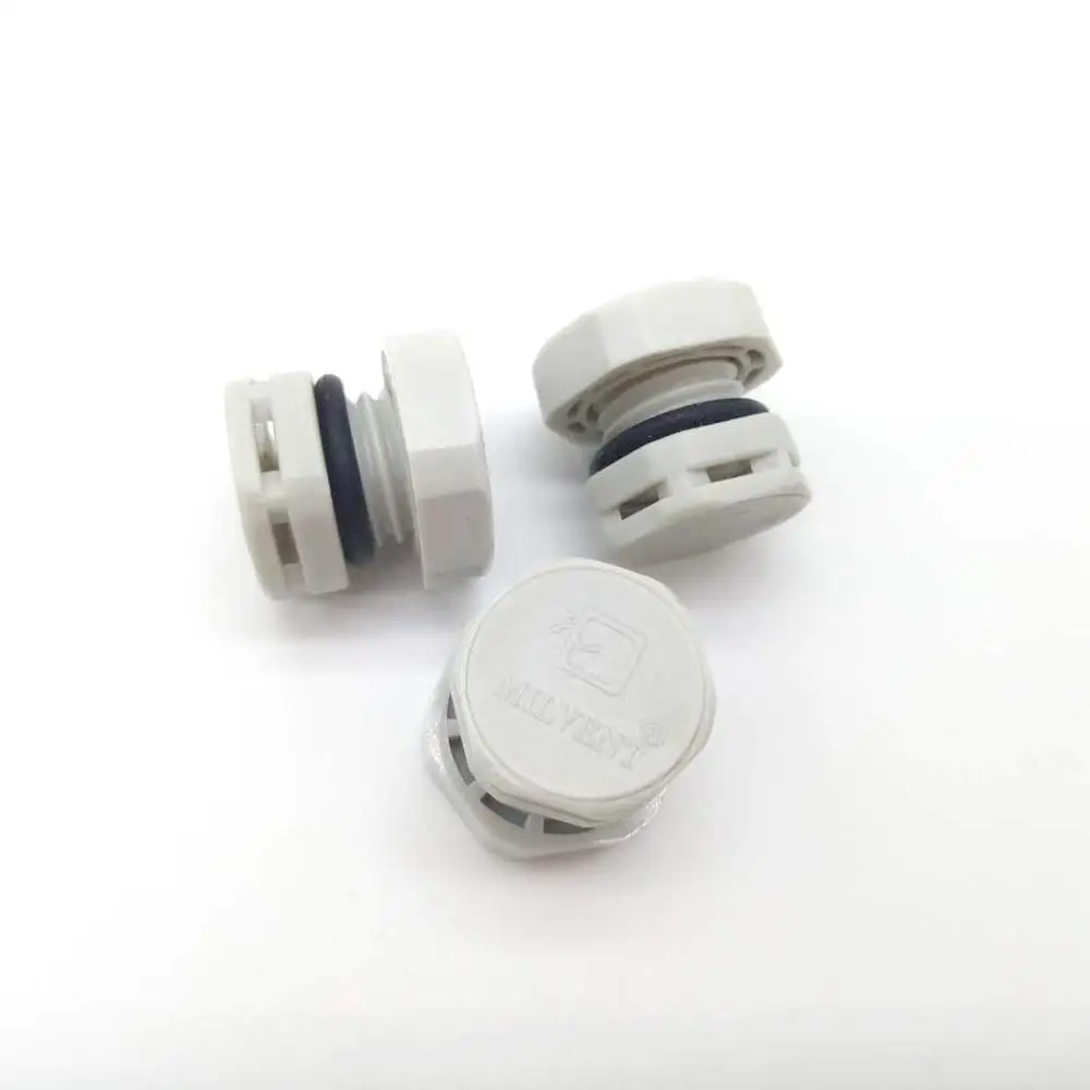 Milvent Advanced LED Lighting Breather Waterproof IP 69 Protective M12*1.5 Screw in Air Vents Plug with Locking Ring
Milvent Advanced LED Lighting Breather Waterproof IP 69 Protective M12*1.5 Screw in Air Vents Plug with Locking Ring