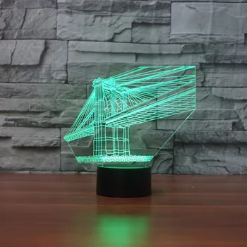 Colorful 3D 7 Colors Changing LED Table Lamp Golden Gate Bridge Shape Night light Home Decoration Light Best Gift Drop Ship
Colorful 3D 7 Colors Changing LED Table Lamp Golden Gate Bridge Shape Night light Home Decoration Light Best Gift Drop Ship