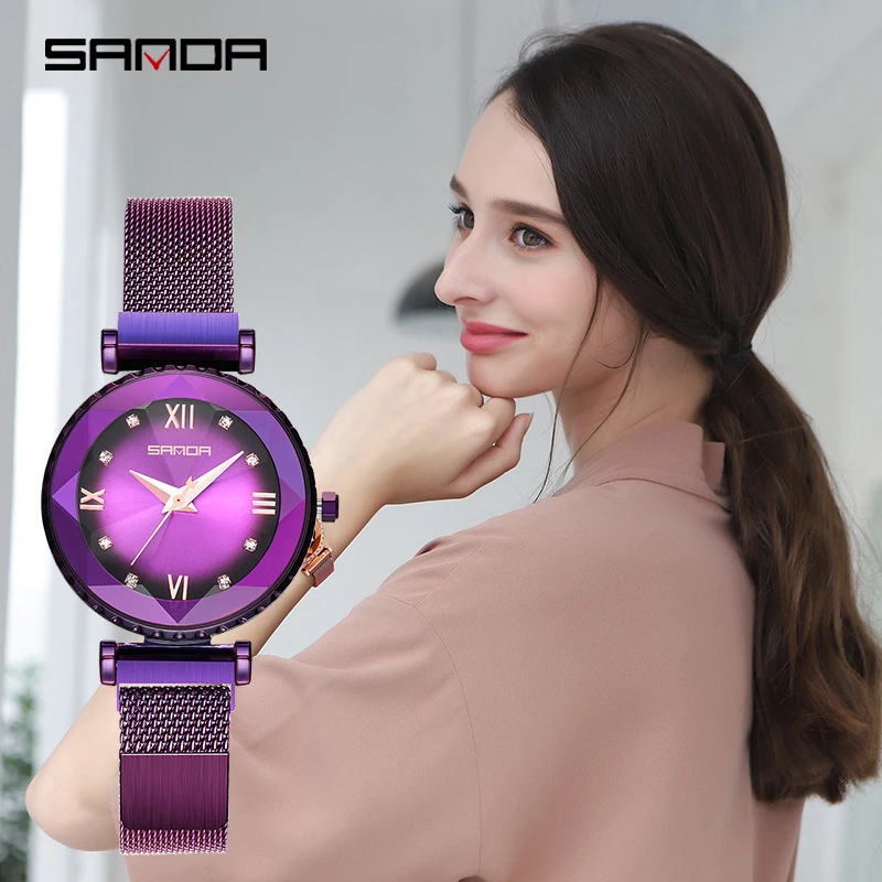 SANDA Fashion Women's Watch 2019 Deluxe Rose Gold Ms. Waterproof Watch Women's Quartz Watch relogio feminino
SANDA Fashion Women's Watch 2019 Deluxe Rose Gold Ms. Waterproof Watch Women's Quartz Watch relogio feminino