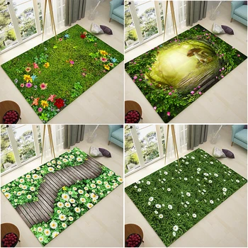 Nordic Green Pastoral Style 3D Carpet Living Room Flower Mats Sofa Coffee Table Cushion Balcony Bedroom Bedside Bathroom doormat
Nordic Green Pastoral Style 3D Carpet Living Room Flower Mats Sofa Coffee Table Cushion Balcony Bedroom Bedside Bathroom doormat