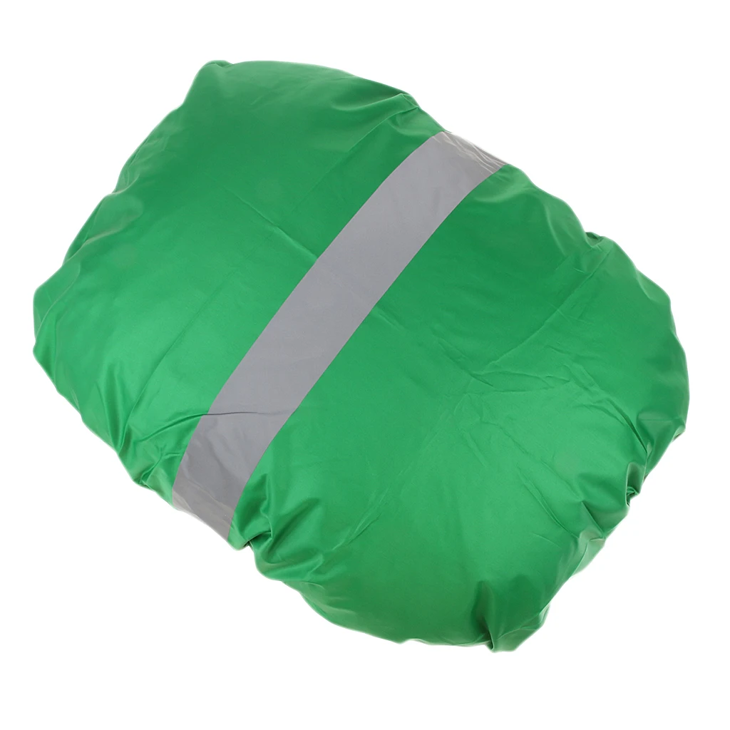MagiDeal High Visibility Drawstring Rainproof Cover Reflective Waterproof Backpack Cover Rain Dust Proof Outdoors