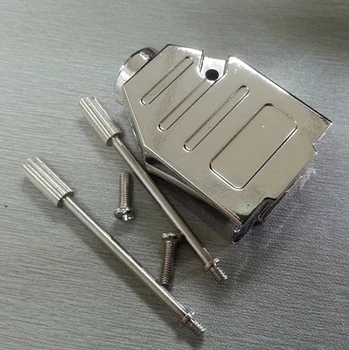 180 Degree DB9 Zinc Alloy Casing 9Pin VGA Shell D-SUB Silver Color Connector Plugin Case for Cable DIY
180 Degree DB9 Zinc Alloy Casing 9Pin VGA Shell D-SUB Silver Color Connector Plugin Case for Cable DIY