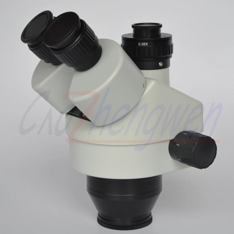 FYSCOPE 7X-45X Simul-Focal Trinocular Zoom Stereo Microscope Head + 0.35X 0.5X 1X C-MOUNT
FYSCOPE 7X-45X Simul-Focal Trinocular Zoom Stereo Microscope Head + 0.35X 0.5X 1X C-MOUNT