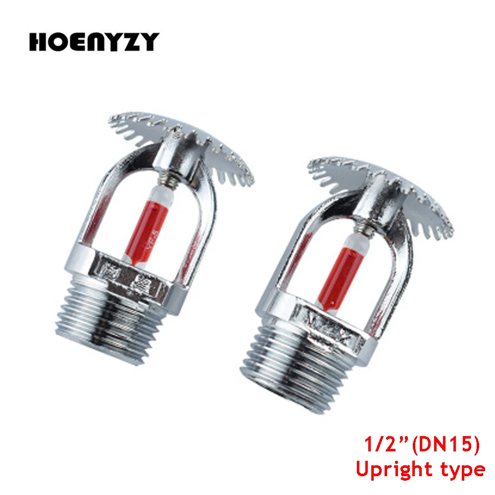 High Quality 5Pcs 1/2 Inch DN15 Brass Upright Type Fire Sprinkler Head Fire Extinguishing System Protection 68 Degrees
High Quality 5Pcs 1/2 Inch DN15 Brass Upright Type Fire Sprinkler Head Fire Extinguishing System Protection 68 Degrees