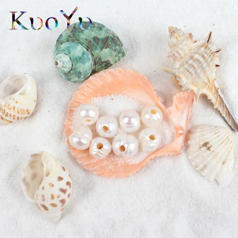 10-11mm Natural Round Big Hole Pearl Irregular Freshwater Loose Beads Fit Making DIY Bracelet Pendant Necklace Jewelry 5pcs
10-11mm Natural Round Big Hole Pearl Irregular Freshwater Loose Beads Fit Making DIY Bracelet Pendant Necklace Jewelry 5pcs