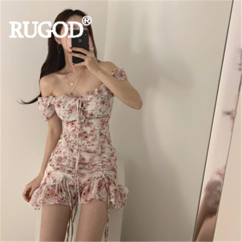RUGOD Women floral print dress v neck stringy selvedge lace up ruffles slim mini dress new fashion female elegant sexy ins robe
RUGOD Women floral print dress v neck stringy selvedge lace up ruffles slim mini dress new fashion female elegant sexy ins robe