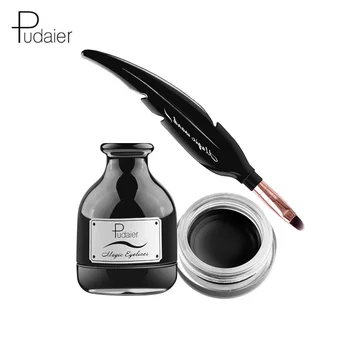 2018 PUDAIER Brand Eyebrow Enhancer Professional Eyeliner Cream Magic Makeup Black Water Proof Eye Liner Gel With Feather Brush
2018 PUDAIER Brand Eyebrow Enhancer Professional Eyeliner Cream Magic Makeup Black Water Proof Eye Liner Gel With Feather Brush