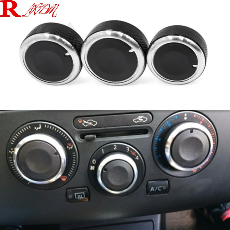 3pcs/set Car Air Conditioning Heat Control Switch Ac Knob Button Cover Cap Decoration Trim For Nissan NV200 LIVINA GENISS TIIDA
3pcs/set Car Air Conditioning Heat Control Switch Ac Knob Button Cover Cap Decoration Trim For Nissan NV200 LIVINA GENISS TIIDA