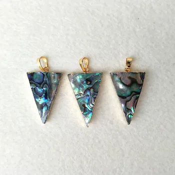 10pcs Natural Druzy Abalone shell triangle Pendant Gold color Charms, DIY Making necklace Jewelry PD541
10pcs Natural Druzy Abalone shell triangle Pendant Gold color Charms, DIY Making necklace Jewelry PD541