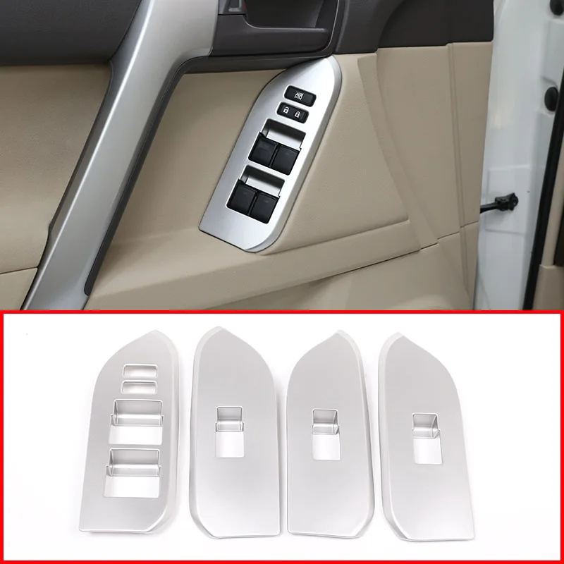 4pcs For Toyota Land Cruiser Prado FJ150 150 2010-2018 Door Window Switch Cover Interior Armrest Panel Trims Car Accessory LHD
4pcs For Toyota Land Cruiser Prado FJ150 150 2010-2018 Door Window Switch Cover Interior Armrest Panel Trims Car Accessory LHD