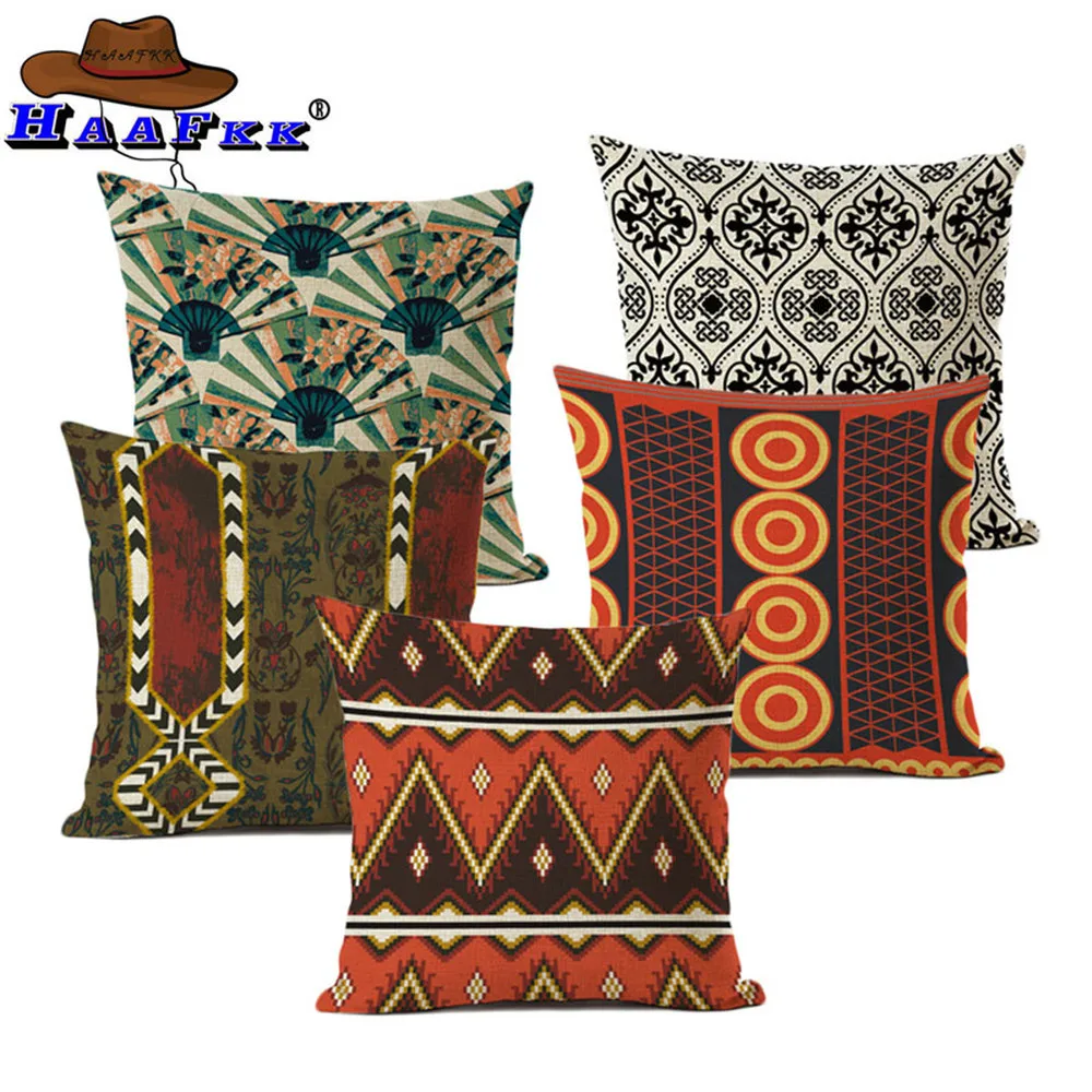 African National Stripe Bohemian Style Print Home Decorative Throw Pillow Covers Linen Ethnic Cushion Cover Case
African National Stripe Bohemian Style Print Home Decorative Throw Pillow Covers Linen Ethnic Cushion Cover Case