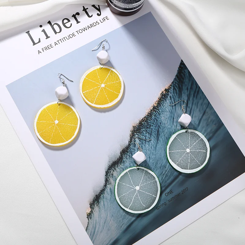 2 Kinds Acrylic Lemon Shape Orange Shape Acrylic Yellow Green Dangle Earrings Drop Earrings For Women
2 Kinds Acrylic Lemon Shape Orange Shape Acrylic Yellow Green Dangle Earrings Drop Earrings For Women
