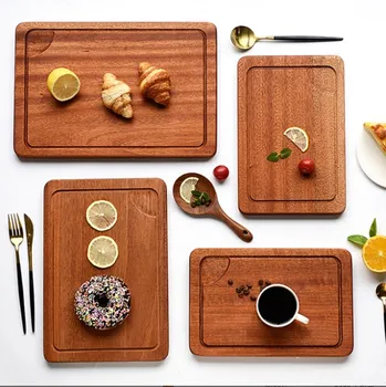 Sapele home steak plate wooden tray cutting board breadboard cooked meat plate western restaurant cut sirloin dish pizza board 
Sapele home steak plate wooden tray cutting board breadboard cooked meat plate western restaurant cut sirloin dish pizza board