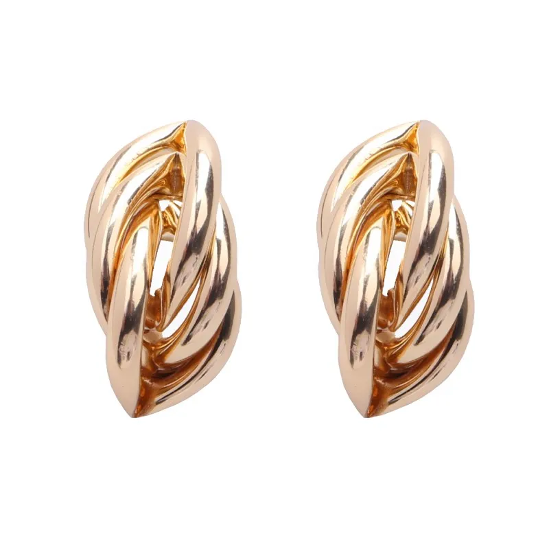 EK344 European Brand Drop Earrings for Women Geometric Statement Earring Twisted Smooth Metal Earing Fashion ZA Jewelry Trend
EK344 European Brand Drop Earrings for Women Geometric Statement Earring Twisted Smooth Metal Earing Fashion ZA Jewelry Trend