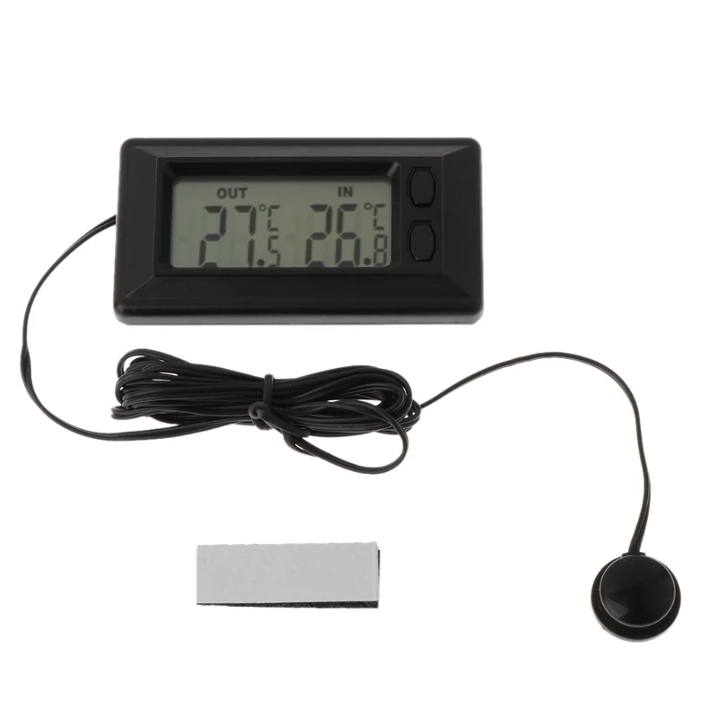Auto Car LCD Digital Display Indoor Outdoor Thermometer Temperature Meter with 1.5m Cable
Auto Car LCD Digital Display Indoor Outdoor Thermometer Temperature Meter with 1.5m Cable