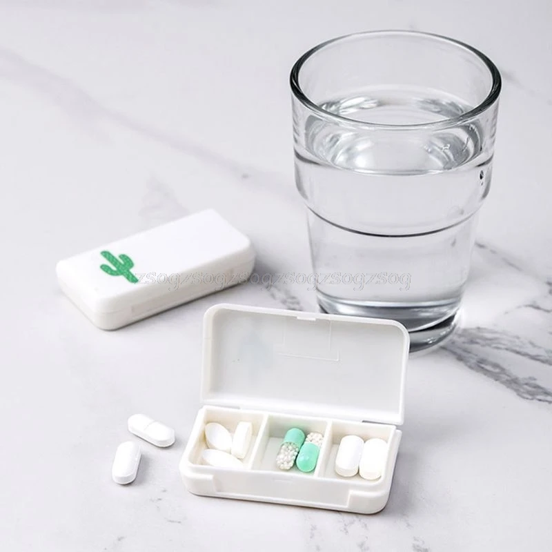 Mini 3 Grid Pill Box Medicine Tablet Storage Dispenser Organiser Container Tool Portable first aid kit or Candy box F21 19
Mini 3 Grid Pill Box Medicine Tablet Storage Dispenser Organiser Container Tool Portable first aid kit or Candy box F21 19