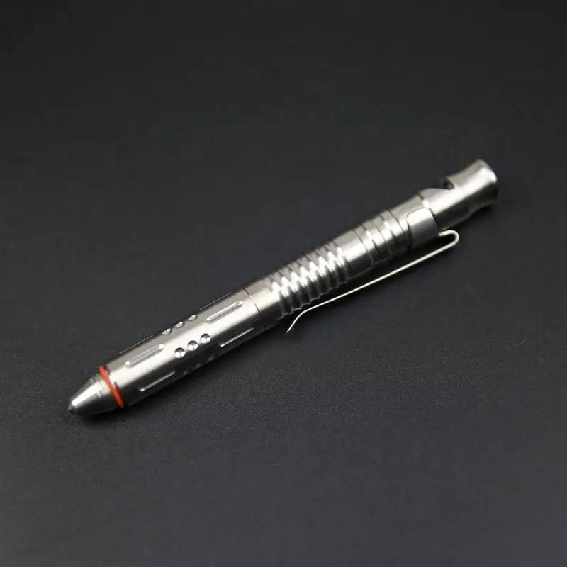 H1125 Outdoor multi-function stainless steel with whistle tactical pen Tungsten steel head defense Broken window Defense Writing
H1125 Outdoor multi-function stainless steel with whistle tactical pen Tungsten steel head defense Broken window Defense Writing