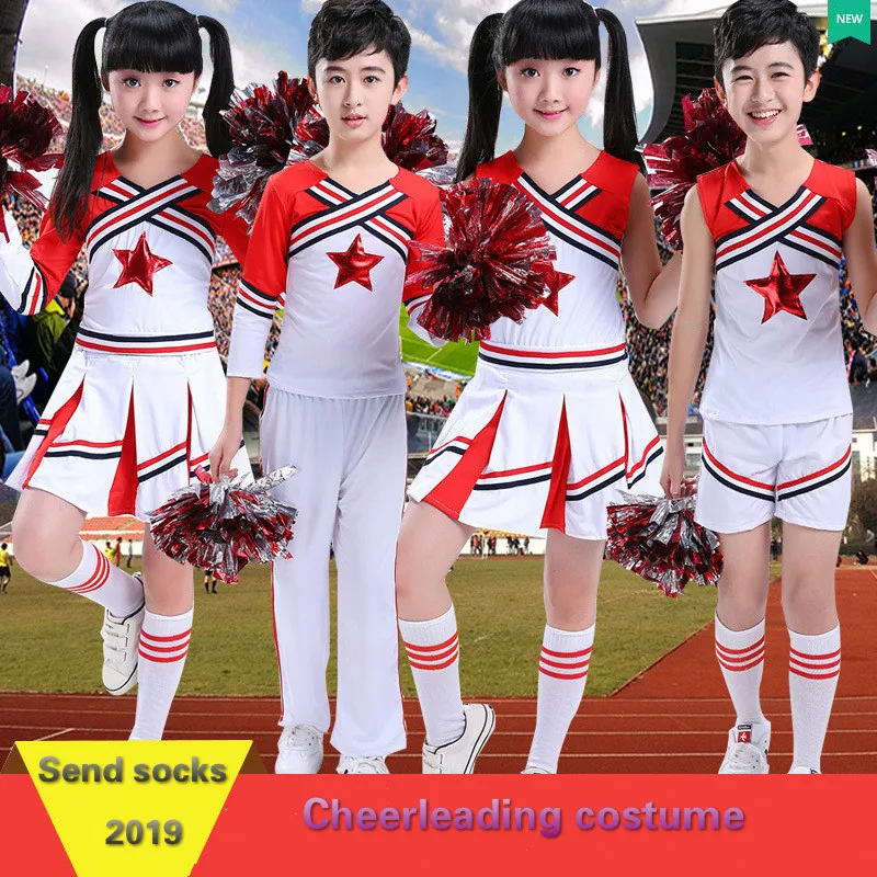 2019 Children Lala Performance Clothing Dance Uniforms Aerobics Skirt School Students Baby Cheerleading Stage Kids Costumes Set
2019 Children Lala Performance Clothing Dance Uniforms Aerobics Skirt School Students Baby Cheerleading Stage Kids Costumes Set