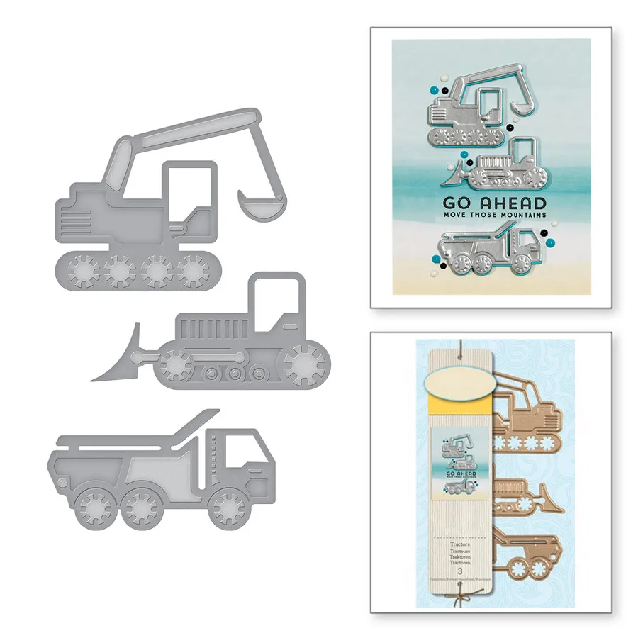 McDies 3pcs/set Tractors Metal Cutting Dies Stencil For DIY Scrapbooking Embossing Paper Cards Die Cuts Photo Album Making Craft
McDies 3pcs/set Tractors Metal Cutting Dies Stencil For DIY Scrapbooking Embossing Paper Cards Die Cuts Photo Album Making Craft