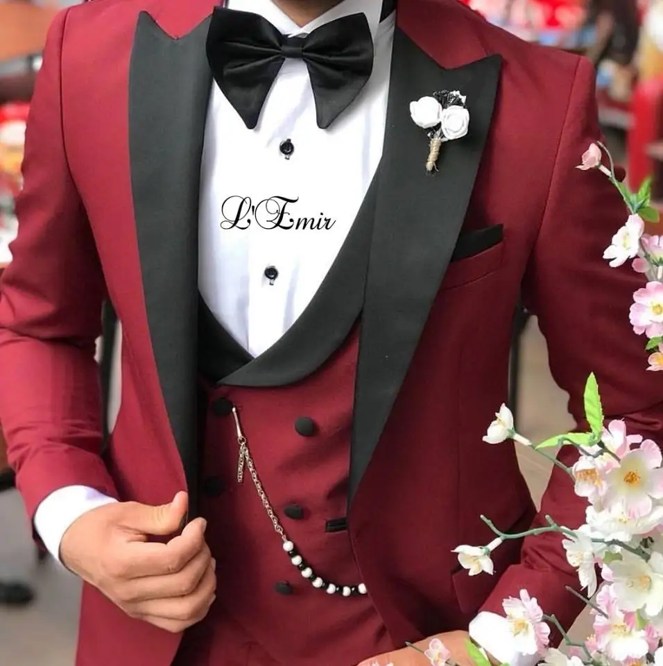 2019 Designs Wedding Men Suit 3 Pieces Mens Suit Slim Fit One Button Peak Notch Lapel Tuxedo Wedding jacket pant vest 3 piece
2019 Designs Wedding Men Suit 3 Pieces Mens Suit Slim Fit One Button Peak Notch Lapel Tuxedo Wedding jacket pant vest 3 piece