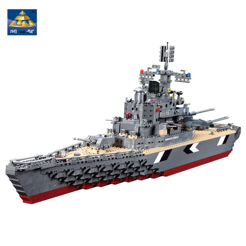 KAZI 82012 Military Bismarck battleship building blocks sets Gift ship Construction Brick Educational Hobbies Toys for children
KAZI 82012 Military Bismarck battleship building blocks sets Gift ship Construction Brick Educational Hobbies Toys for children