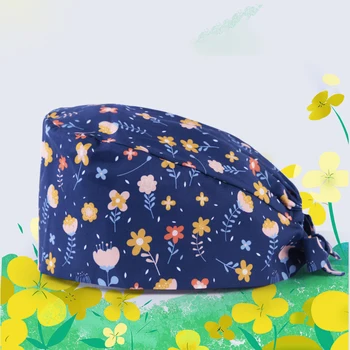 Flowers Women Nurse Surgical Caps Medical Scrub Hat Doctor Tieback Chemo Cotton Working Hats 100% Cotton Summer Dentist Vet Caps
Flowers Women Nurse Surgical Caps Medical Scrub Hat Doctor Tieback Chemo Cotton Working Hats 100% Cotton Summer Dentist Vet Caps