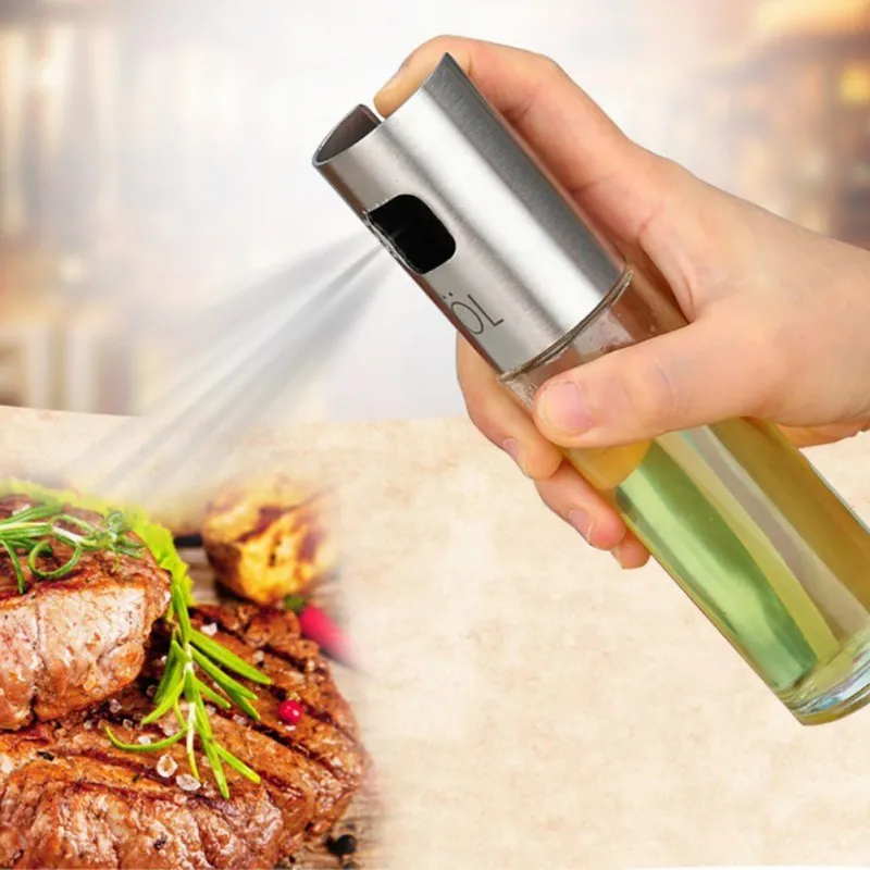 Stainless Steel Spray Bottles Refillable Oil Vinegar Mist Spraying Bottle Water Pump Gravy Boats Grill BBQ Sprayer Kitchen Tools
Stainless Steel Spray Bottles Refillable Oil Vinegar Mist Spraying Bottle Water Pump Gravy Boats Grill BBQ Sprayer Kitchen Tools
