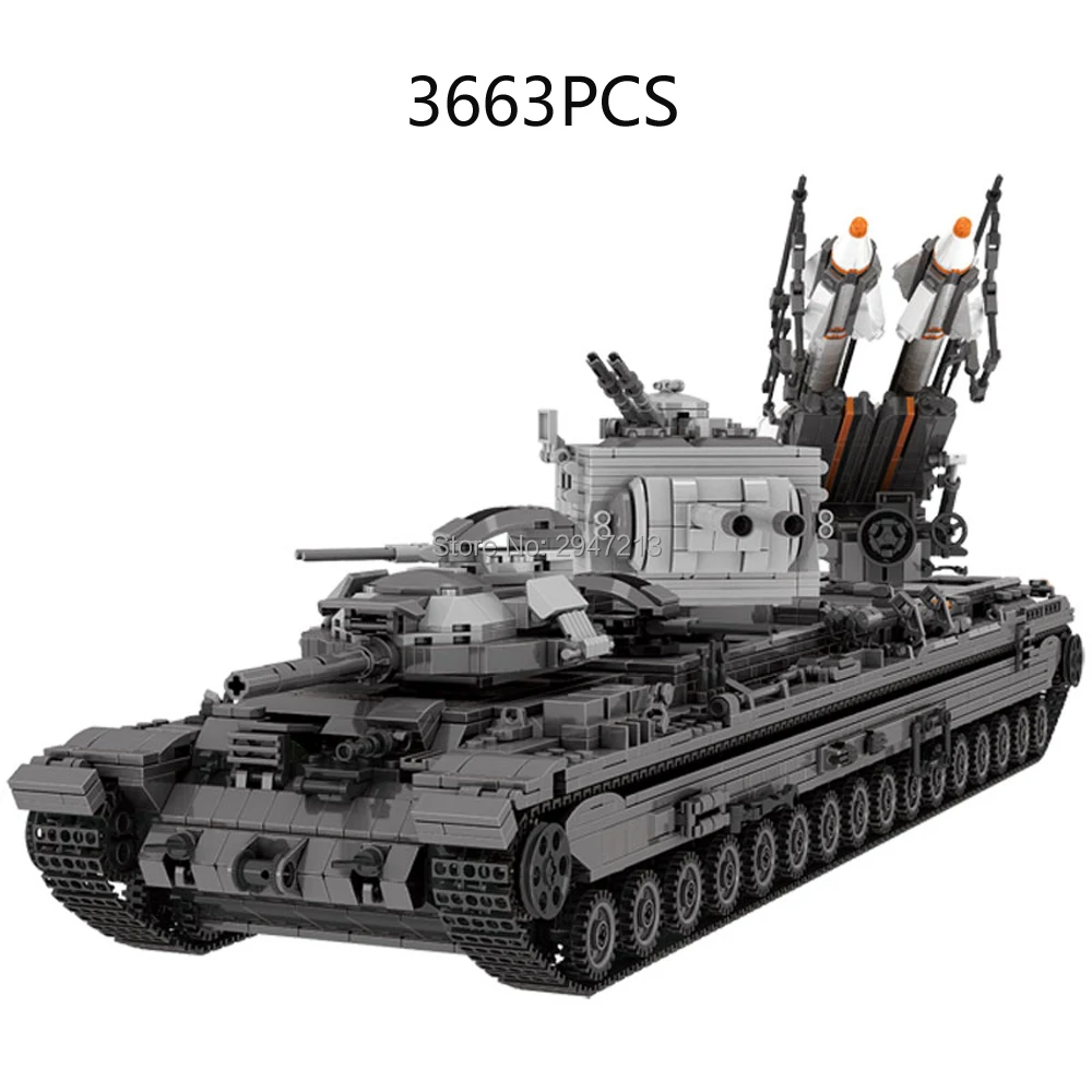 2017 hot compatible LegoINGlys military Weapons KV Missile tank launch vehicle moc modle Building Blocks toys for Children gift
2017 hot compatible LegoINGlys military Weapons KV Missile tank launch vehicle moc modle Building Blocks toys for Children gift