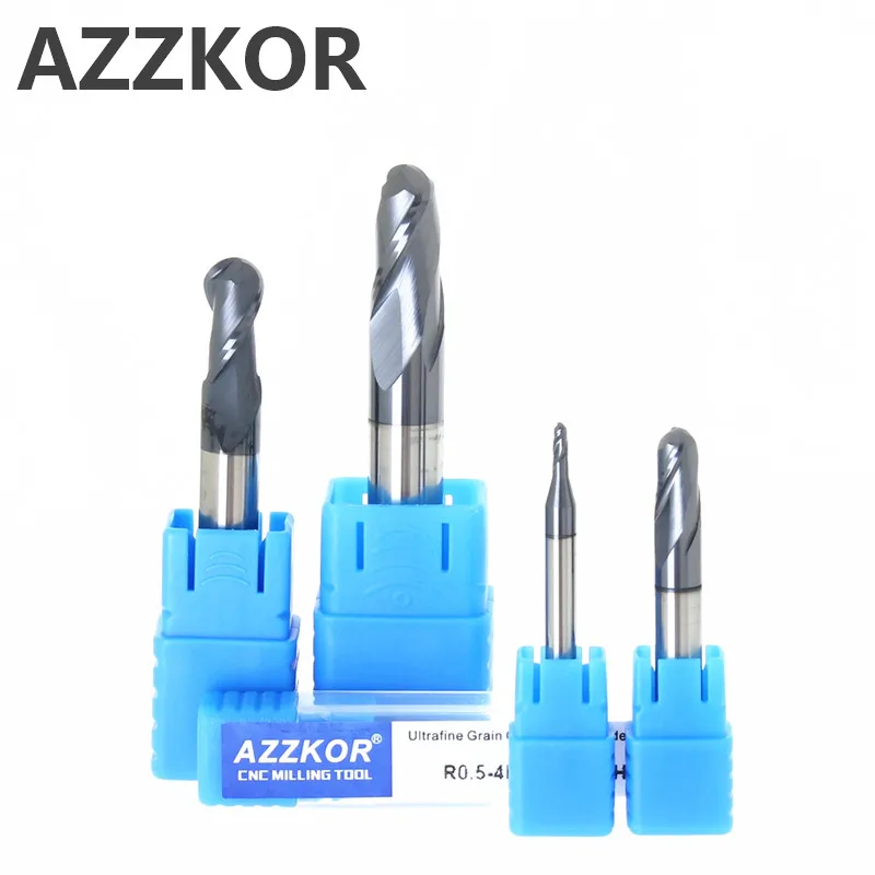 Milling Cutter Alloy Coating Tungsten Steel Tool Cnc Maching Hrc50 Ball Nose Endmills AZZKOR Top Milling CutterMachine Endmill
Milling Cutter Alloy Coating Tungsten Steel Tool Cnc Maching Hrc50 Ball Nose Endmills AZZKOR Top Milling CutterMachine Endmill