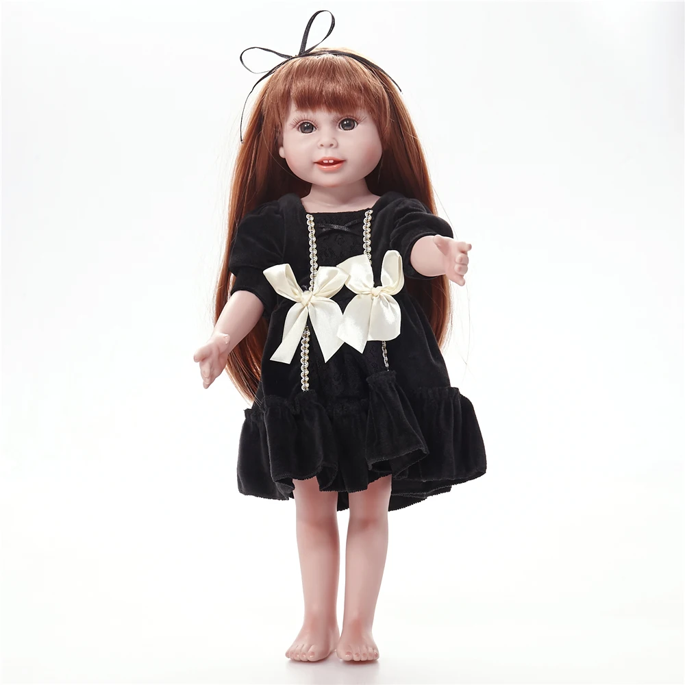 18" 45cm America Girl Doll Silicone Reborn Baby Dolls Newborn Babies Girl Kids Birthday Xmas Gift Kids Toys Action Figure Toys
18" 45cm America Girl Doll Silicone Reborn Baby Dolls Newborn Babies Girl Kids Birthday Xmas Gift Kids Toys Action Figure Toys