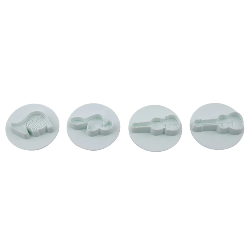 4 PCS / Lot Musical Note Cookie Cutter Slicer Bread Biscuit Plastic Cake Mold Kitchen Baking Fondant Cake Decorating Tools
4 PCS / Lot Musical Note Cookie Cutter Slicer Bread Biscuit Plastic Cake Mold Kitchen Baking Fondant Cake Decorating Tools