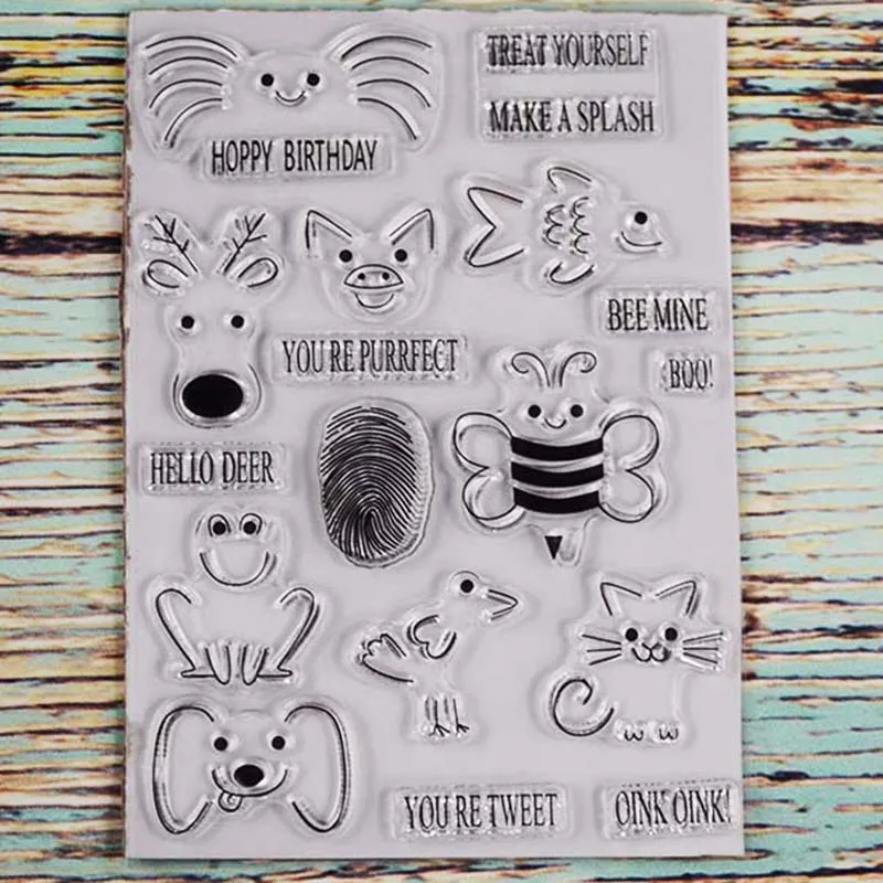 Bee finger print Transparent clear stamp for DIY Scrapbooking/Card Making/Kids Christmas Fun Decoration Supplies
Bee finger print Transparent clear stamp for DIY Scrapbooking/Card Making/Kids Christmas Fun Decoration Supplies