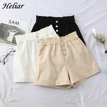 HELIAR Summer Women Shorts Femme Solid Lady Hot Short Student Panties Elastic Shorts Femme With Buttons Casual Shorts 2019
HELIAR Summer Women Shorts Femme Solid Lady Hot Short Student Panties Elastic Shorts Femme With Buttons Casual Shorts 2019