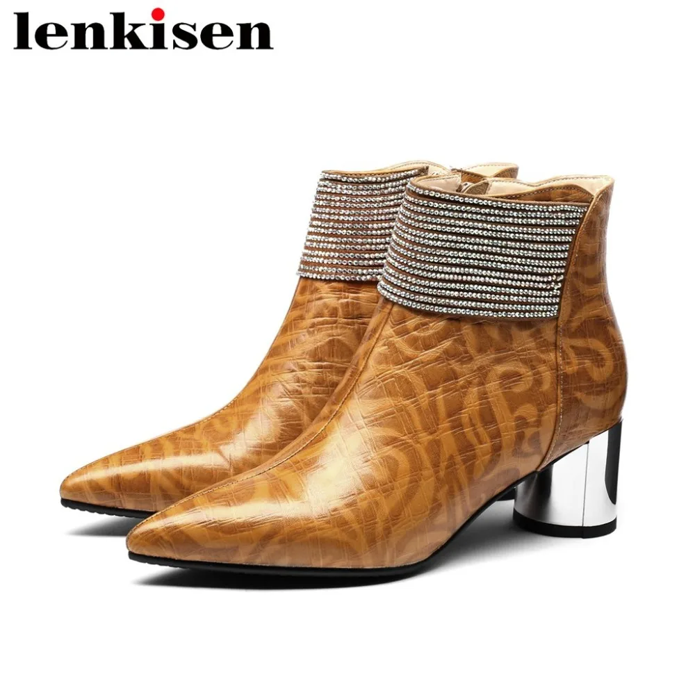 2018 superstars natural leather oxford pointed toe large size chelsea boots zipper glitter crystals round high heels boots L60
2018 superstars natural leather oxford pointed toe large size chelsea boots zipper glitter crystals round high heels boots L60