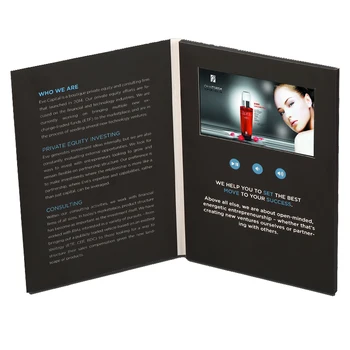 Professional customization 5inch Video Brochure Card for Presentations Digital Advertising Player Screen Video booklet sell well
Professional customization 5inch Video Brochure Card for Presentations Digital Advertising Player Screen Video booklet sell well