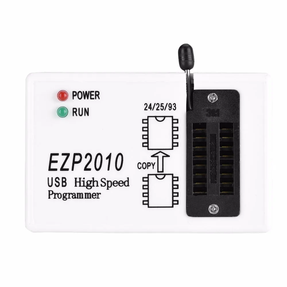 High-speed 12Mbps USB BIOS Programmer Support 25 FLASH 24/25/93 EEPROM Chip EZP2010 US Plug
High-speed 12Mbps USB BIOS Programmer Support 25 FLASH 24/25/93 EEPROM Chip EZP2010 US Plug