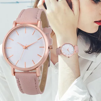 reloj mujer Fashion Cute Pink Women Watches Simple Rose Gold Women's Quartz Wrist watch Leather Ladies Watch relogio feminino
reloj mujer Fashion Cute Pink Women Watches Simple Rose Gold Women's Quartz Wrist watch Leather Ladies Watch relogio feminino