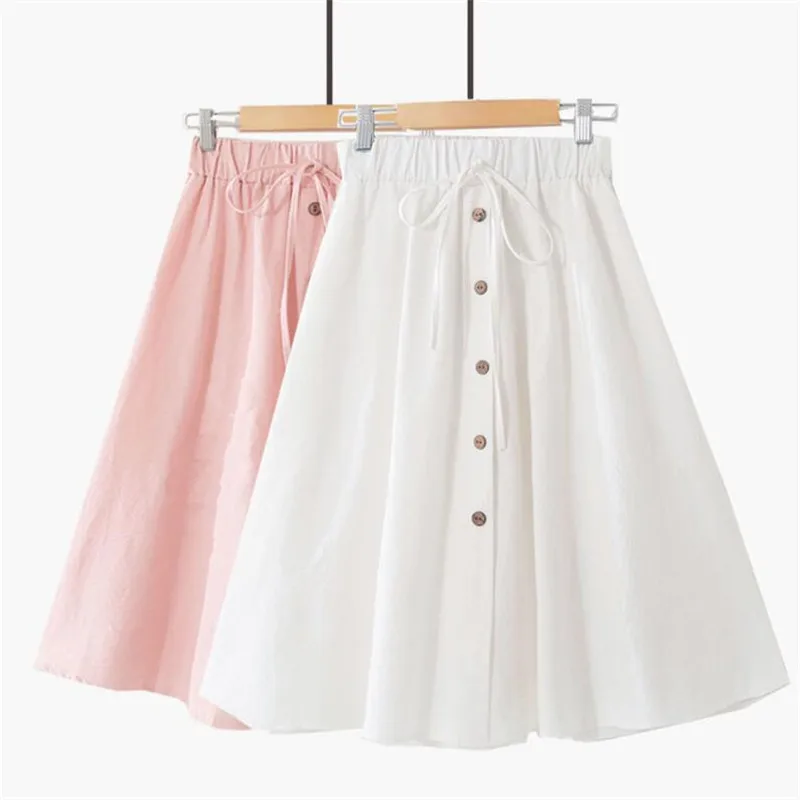 Vintage Women Single Breasted Stretch High Waist Long Skirt FemaleSolid Color Elastic Waist White Skirt Plus Size 7XL Vestidos
Vintage Women Single Breasted Stretch High Waist Long Skirt FemaleSolid Color Elastic Waist White Skirt Plus Size 7XL Vestidos