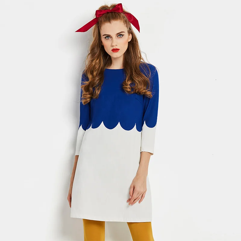 Sisjuly Women's Office Lady Dresses Elegant 2019 Spring Summer 3/4 Sleeve Color Blocking Patchwork A-Line mini retro Dresses
Sisjuly Women's Office Lady Dresses Elegant 2019 Spring Summer 3/4 Sleeve Color Blocking Patchwork A-Line mini retro Dresses