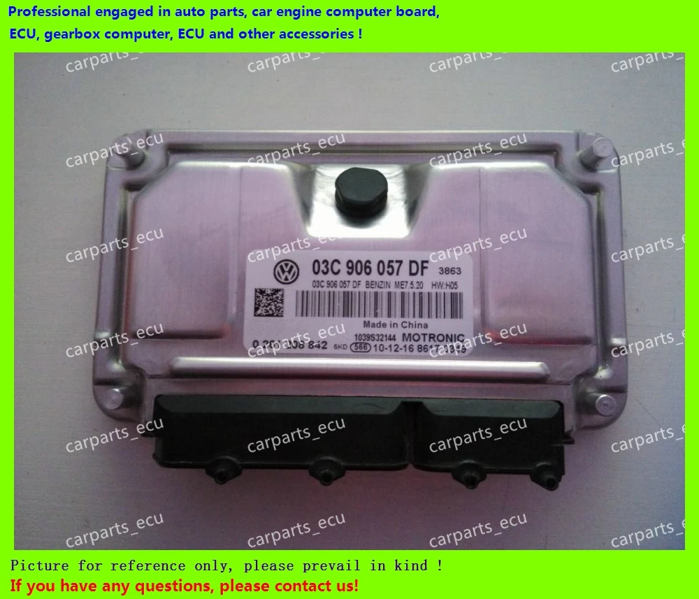 For car engine computer board/VW Lavida ECU/Electronic Control Unit/03C906057DE 0261S06362/03C 906 057 DE/03C906057DF 0261S06363
For car engine computer board/VW Lavida ECU/Electronic Control Unit/03C906057DE 0261S06362/03C 906 057 DE/03C906057DF 0261S06363