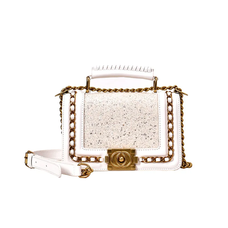 Ougger Small Crossbody Chain Bag Shoulder Bags Latest model Style White PU Flap Bag with Chains for Ball
Ougger Small Crossbody Chain Bag Shoulder Bags Latest model Style White PU Flap Bag with Chains for Ball