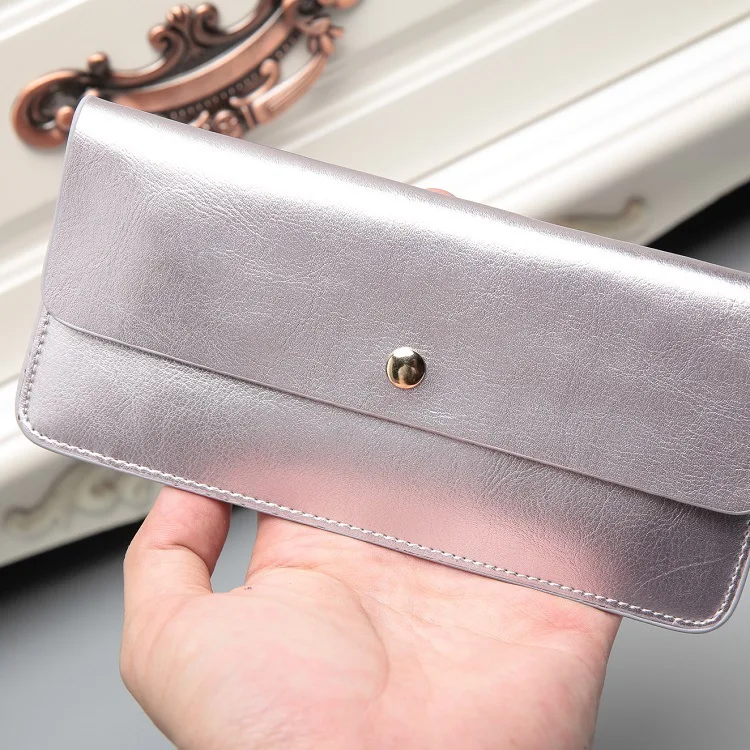 Slim Patent Leather silvery Women Wallet Long Clutch Fashion Women Purse Card Holders Ladies Wallet multis colors Female Purse
Slim Patent Leather silvery Women Wallet Long Clutch Fashion Women Purse Card Holders Ladies Wallet multis colors Female Purse