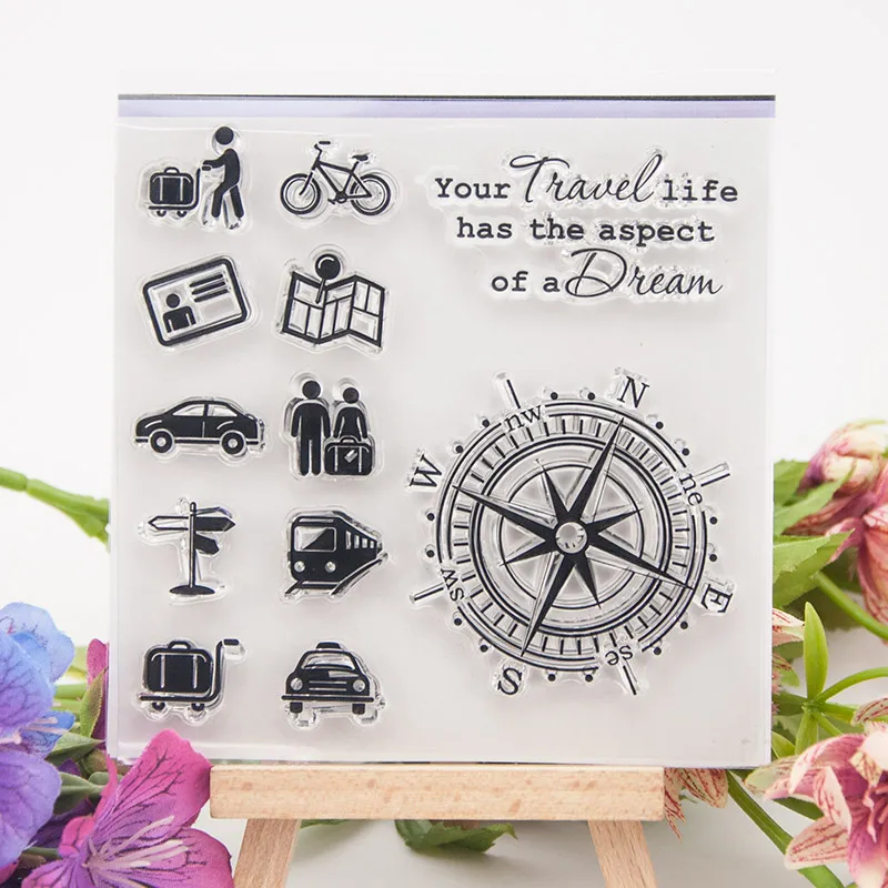 1 Pcs Creative Compass Traffic Transparent Clear Stamp for Seal DIY Scrapbooking Photo Album Decorative
1 Pcs Creative Compass Traffic Transparent Clear Stamp for Seal DIY Scrapbooking Photo Album Decorative